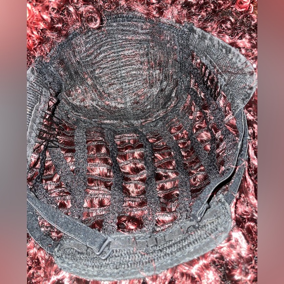 A head full of Burgundy curls! Wear it for  fun/necessity either way BEAUTIFUL - Picture 5 of 5